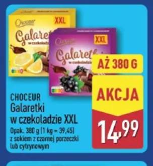 Galaretki w czekoladzie Choceur XXL z sokiem cytrynowym