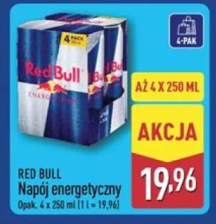 Napój energetyczny Red Bull 4-pak 250ml