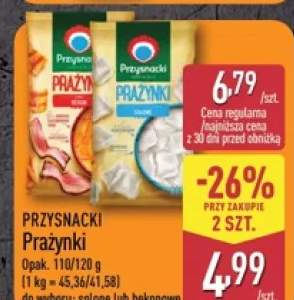 Prażynki Przysnacki bekonowe