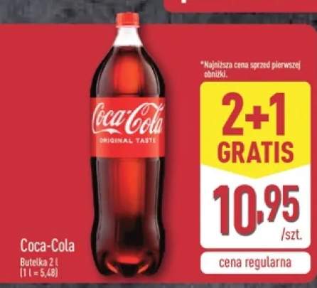 Napój gazowany Coca-Cola Original Taste