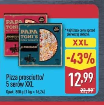 Pizza Papa Toni's prosciutto XXL
