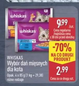 Wybór dań mięsnych dla kota Whiskas