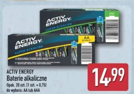 Baterie alkaliczne ACTIV ENERGY AA 20-pak