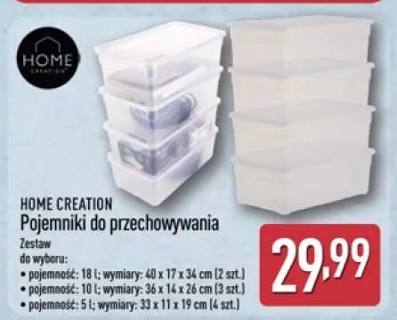 Pojemniki do przechowywania HOME CREATION 5l