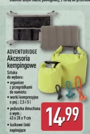 Akcesoria kempingowe worki kompresyjne 2,5l i 5l ADVENTURIDGE
