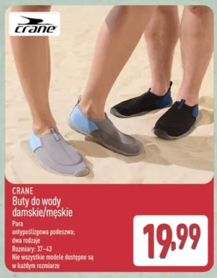 Buty do wody damskie CRANE antypoślizgowa podeszwa