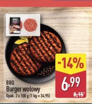 Burger wołowy BBQ