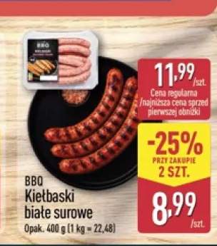 Kiełbaski białe surowe BBQ