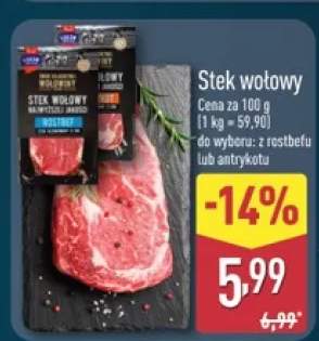 Stek wołowy z rostbefu