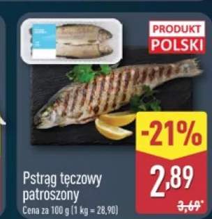 Pstrąg tęczowy patroszony