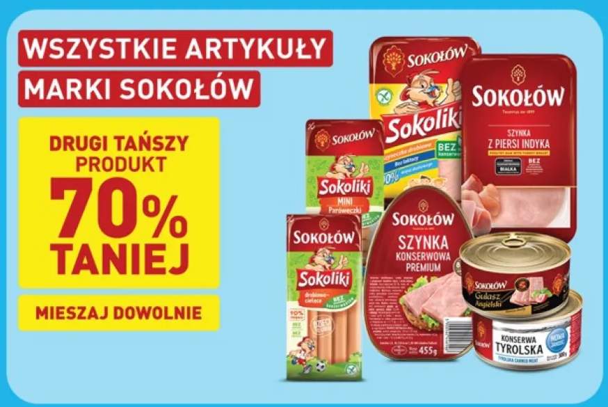 Szynka konserwowa premium Sokołów