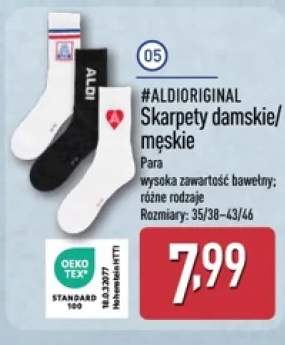 Skarpety damskie/męskie #ALDIORIGINAL