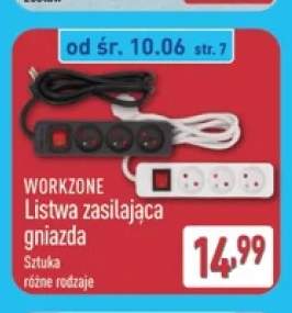 Listwa zasilająca gniazda WORKZONE