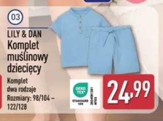 Komplet muślinowy dziecięcy LILY & DAN