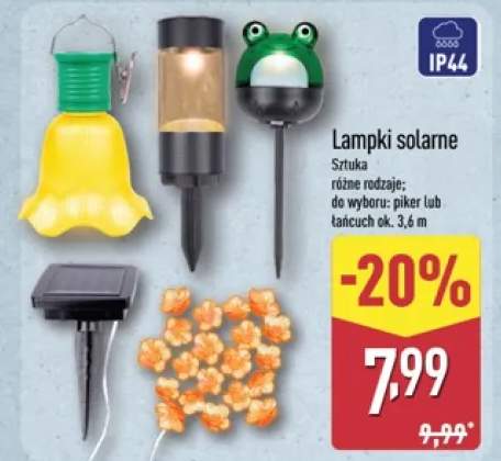 Lampki solarne piker