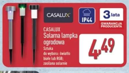 Solarna lampka ogrodowa CASALUX