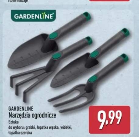Narzędzia ogrodnicze łopatka wąska GARDENLINE