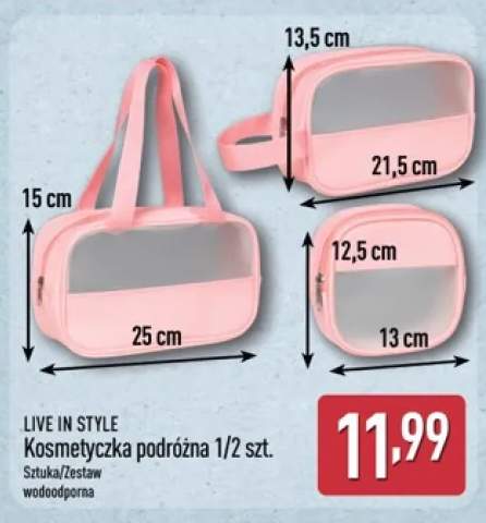 Kosmetyczka podróżna LIVE IN STYLE