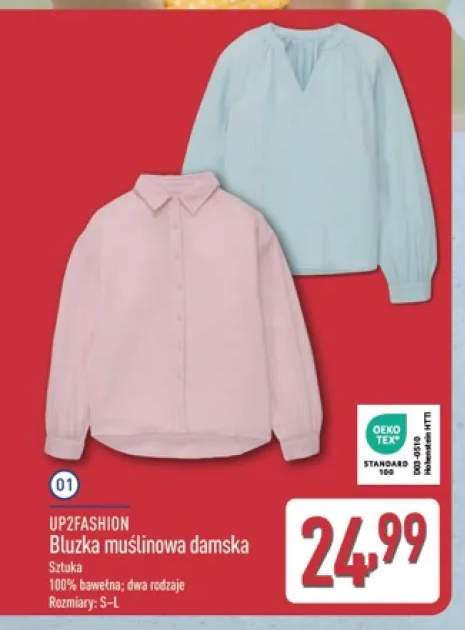 Bluzka muślinowa damska UP2FASHION