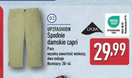Spodnie damskie capri UP2FASHION