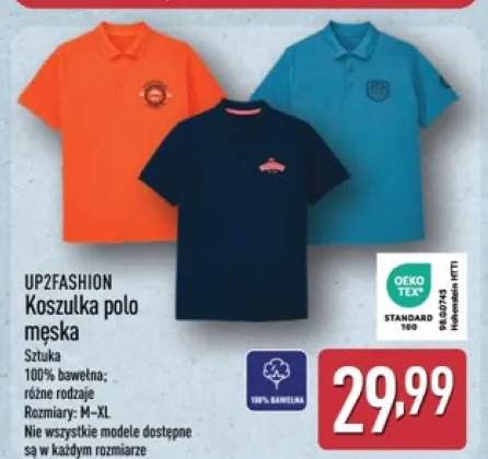 Koszulka polo męska UP2FASHION 100% bawełna