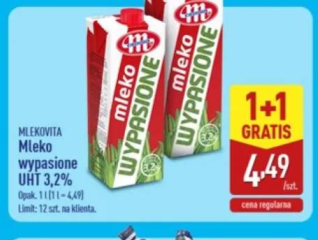Mleko wypasione UHT 3,2% Mlekovita