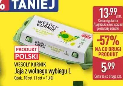 Jaja z wolnego wybiegu L Wesoły Kurnik