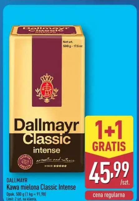 Kawa mielona Dallmayr Classic Intense