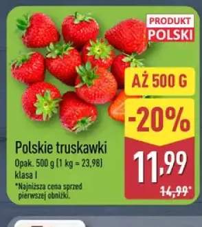 Polskie truskawki klasa I