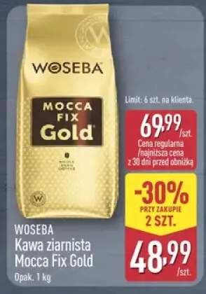 Kawa ziarnista Mocca Fix Gold WOSEBA