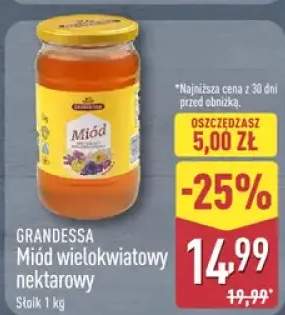 Miód wielokwiatowy nektarowy GRANDESSA