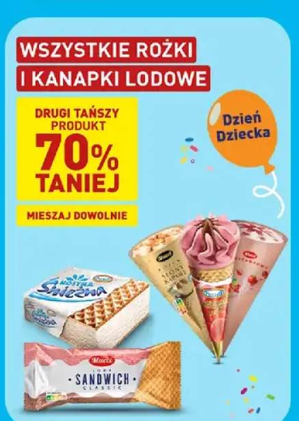 Lody Koral Kostka Śnieżna
