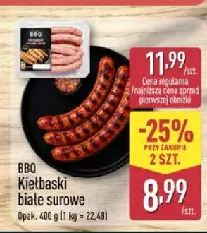 Kiełbaski białe surowe BBQ