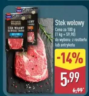 Stek wołowy z antrykotu