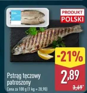 Pstrąg tęczowy patroszony