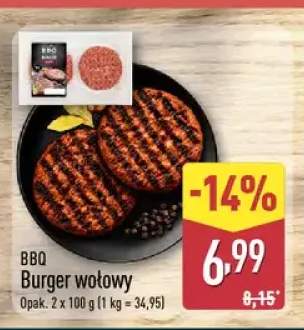 Burger wołowy BBQ