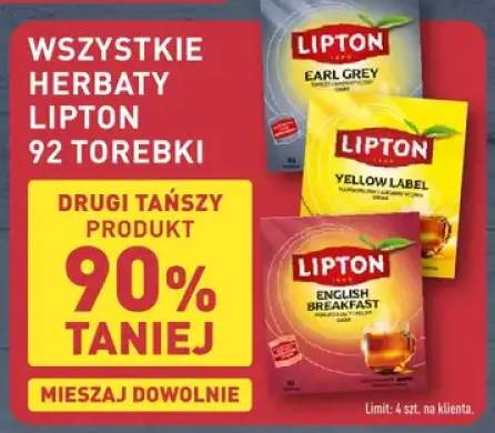 Herbata Lipton Yellow Label 92 torebki