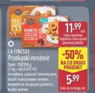 Przekąski mrożone LA FINESSE krążki serowe