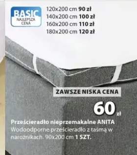 prześcieradło wodoodporne