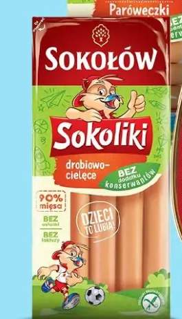 Parówki Sokołów Sokoliki drobiowo-cielęce
