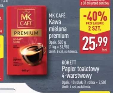 Kawa mielona premium MK Café