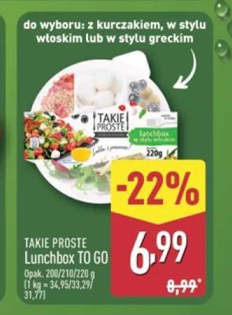 Lunchbox TO GO z kurczakiem Takie Proste