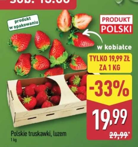 Truskawki polskie luzem