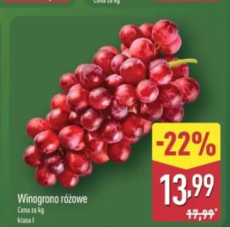Winogrono różowe klasa I