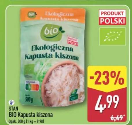 Kapusta kiszona BIO Stan