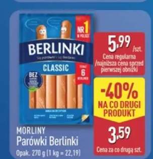 Parówki Berlinki Classic Morliny