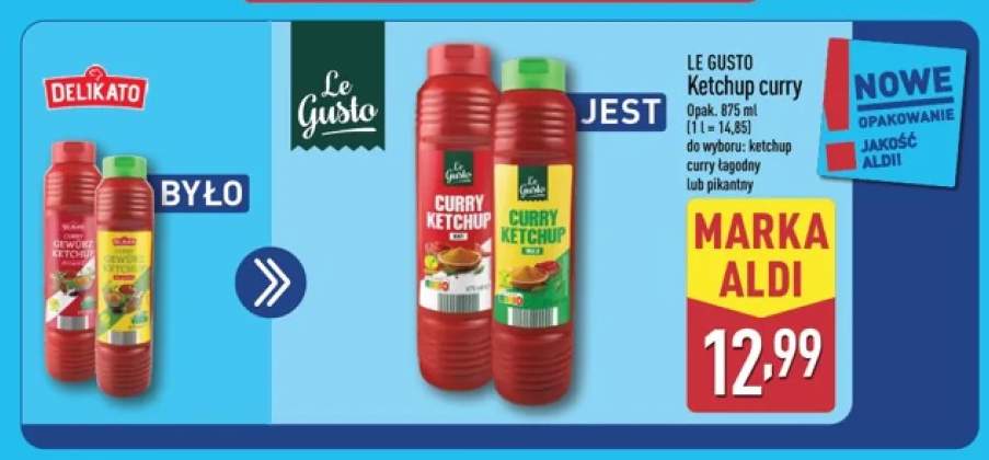 Ketchup curry pikantny Le Gusto