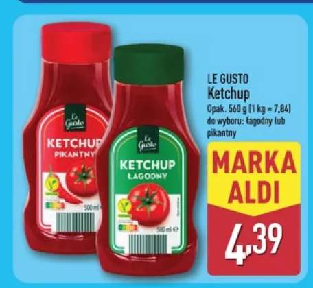 Ketchup łagodny Le Gusto
