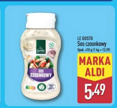 Sos czosnkowy Le Gusto