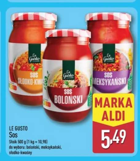 Sos boloński Le Gusto
